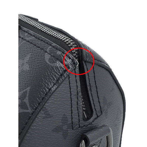 Louis Vuitton Eclipse City Keepall Shoulder Bag Black - Picture 7 of 9